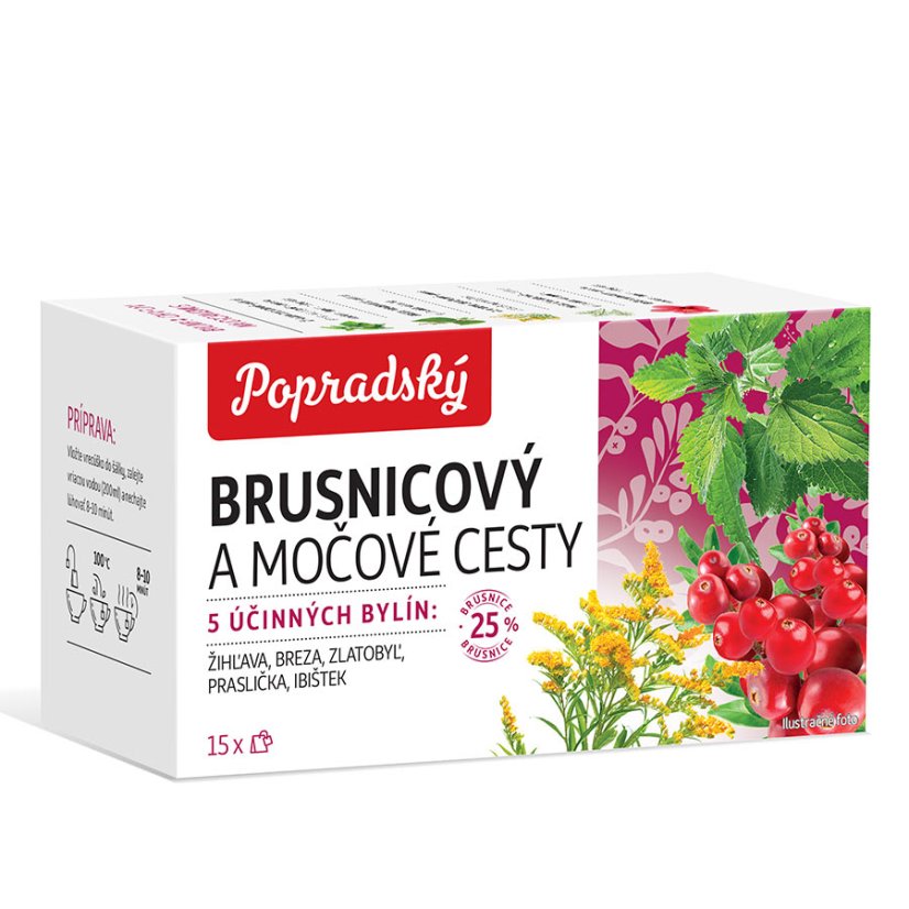 Bylinný čaj Brusnicový a močové cesty Bylinný čaj Brusnicový a močové cesty