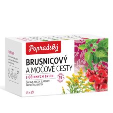 Bylinný čaj Brusinkový a močové cesty