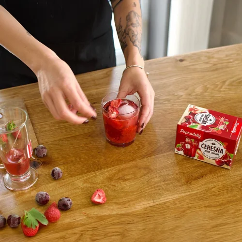 Popradský čaj Třešeň a lesní jahoda