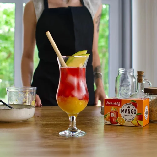 Popradský čaj Mango a pomeranč