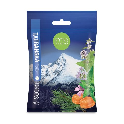 Tatranská priedušková zmes bylinkové cukríky 60g