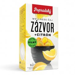 Wellness čaj Zázvor + citrón