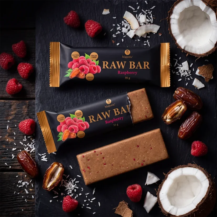 Majestic  Raw Bar Malina 35 g