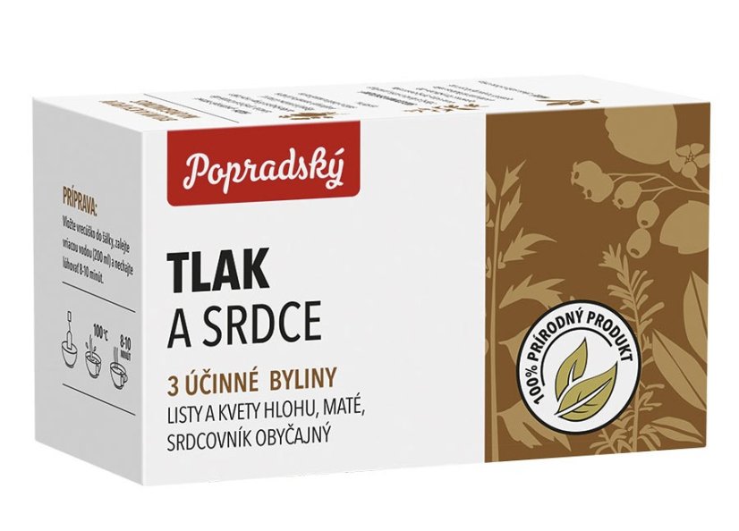 Bylinný čaj Tlak a srdce