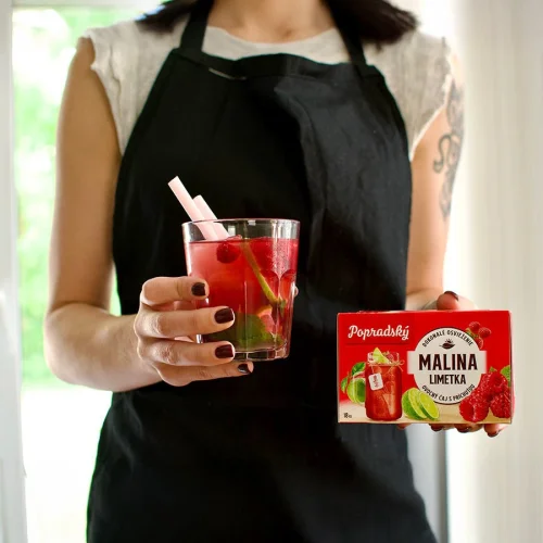 Popradský čaj Malina a limetka