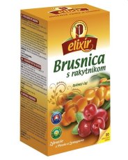 Elixír brusnica s rakytníkom