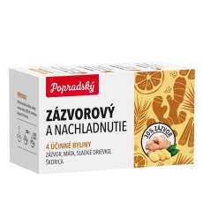 Bylinný čaj Zázvorový a nachladnutie