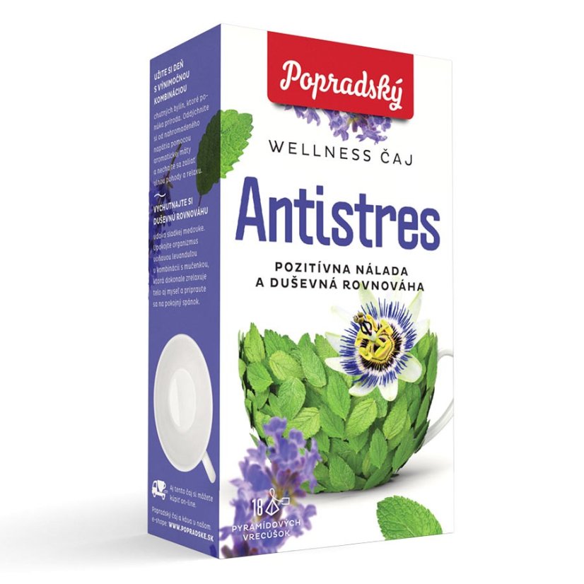 Wellness čaj Antistres pozitívna nálada a duševná rovnováha Wellness čaj Antistres pozitívna nálada a duševná rovnováha