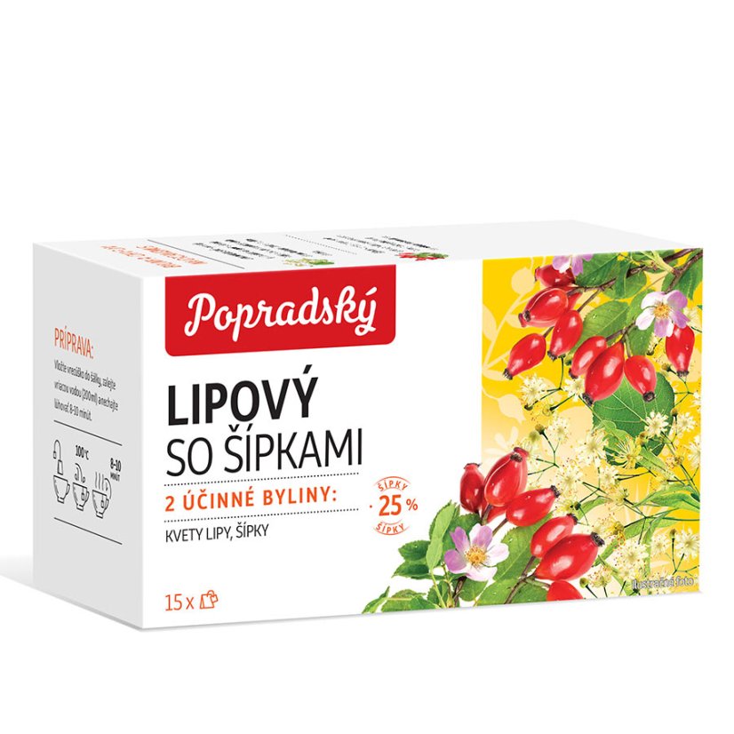 Bylinný čaj Lipový se šípky