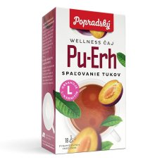 Wellness čaj Pu-erh spaľovanie tukov