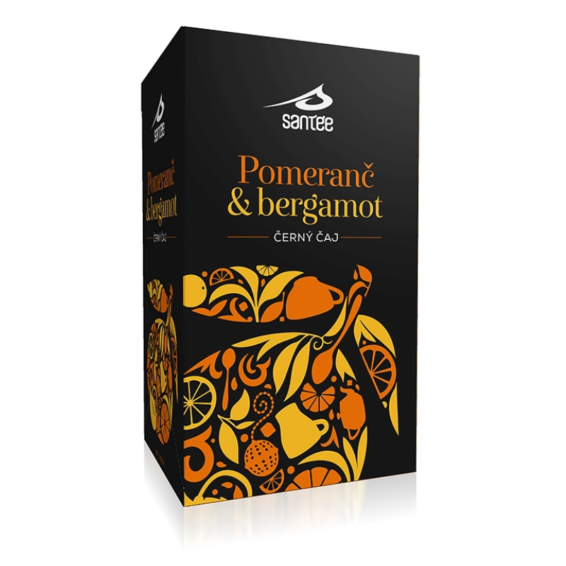 Santée čierny čaj Pomaranč & bergamot