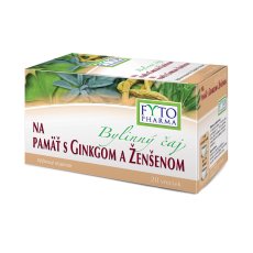 Bylinný čaj na paměť s Ginkgem a Ženšenem