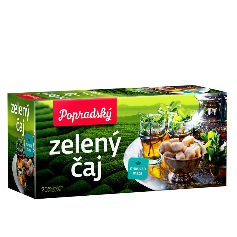 Zelený čaj Marocká máta