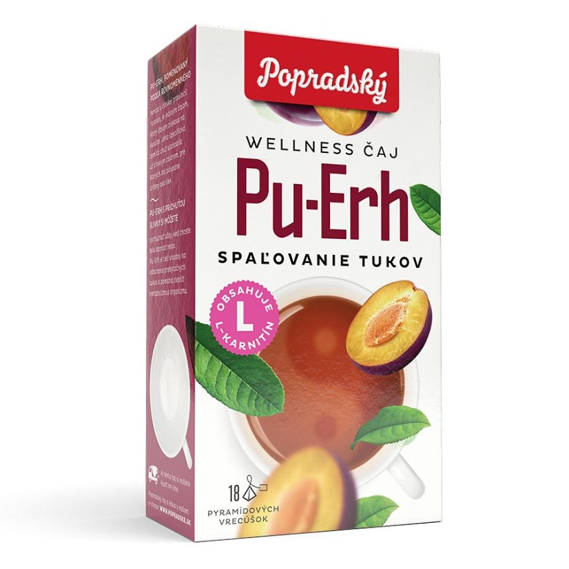 Wellness čaj Pu-erh spalování tuků