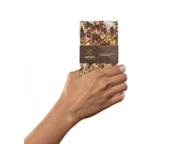 Janek Biela čokoláda s kávou