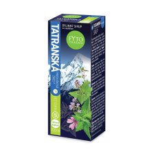 Bylinný sirup Tatranská průdušková směs bez cukru