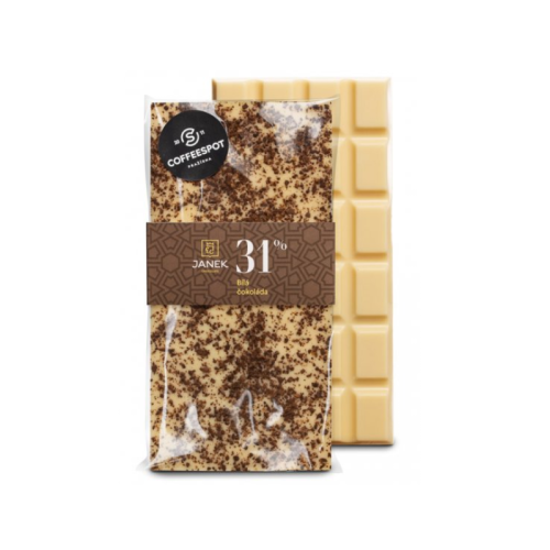 Janek Biela čokoláda s kávou