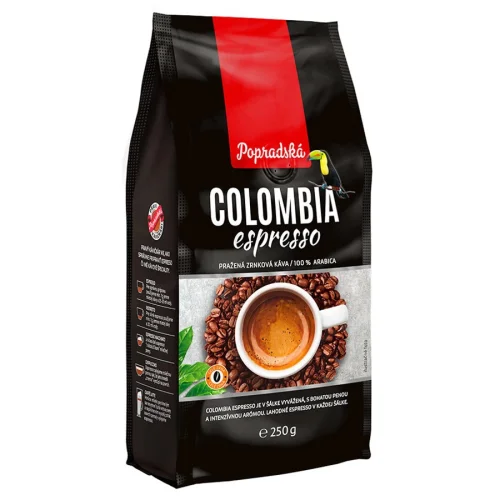 Zrnková káva Colombia espresso 250 g
