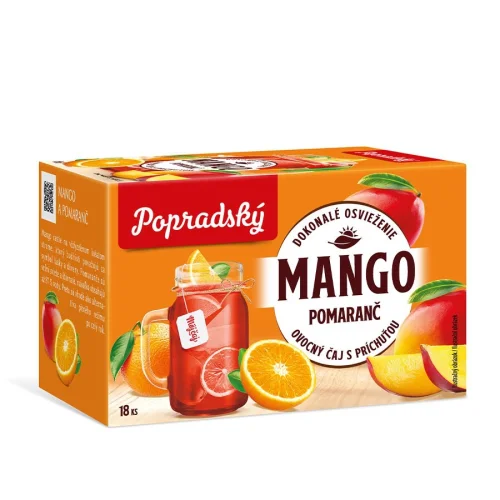 Popradský čaj Mango a pomeranč