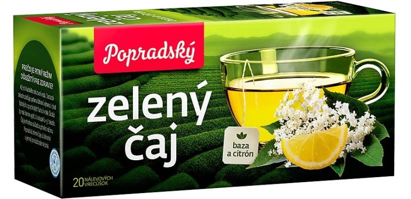 Zelený čaj Baza a citrón