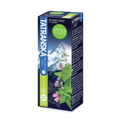 Bylinný sirup Tatranská priedušková zmes bez cukru